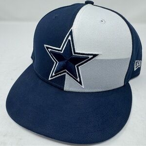 DALLAS COWBOYS New Era HAT 9FIFTY TEXAS FLAG Cap Snapback Blue White Dak Ceedee